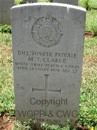 Dar Es Salaam War Cemetery - Clarke, Maurice Thomas